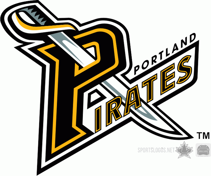 Portland Pirates 2009 10 Alternate Logo iron on heat transfer